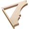 Ekena Millwork 5 1/2-in W x 44-in D x 44-in H Balboa Trad Rough Cedar Woodgrain TimberThane Outlooker, Primed Tan OUTUR055X44X44BOA04RCPR - alternate 2